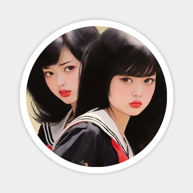 Sukeban Japan Schoolgirls series 01 Magnet by KawaiiThings